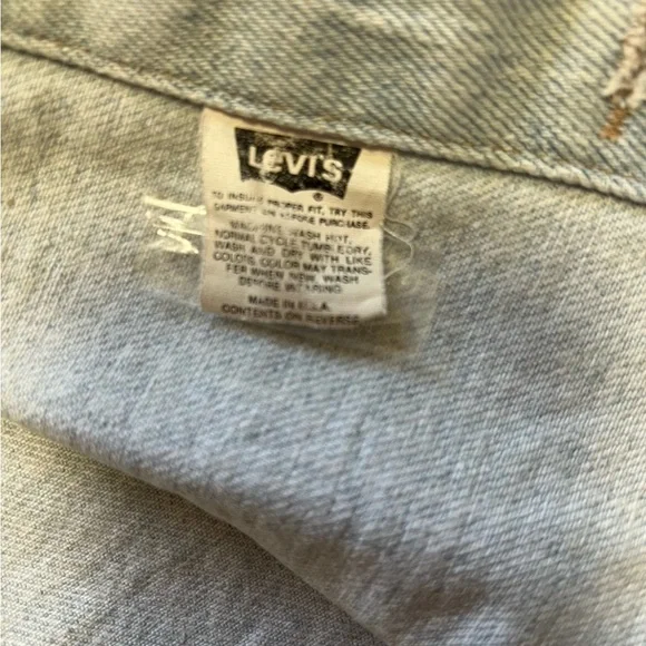 Vintage Levi's 70507-4803 Trucker Jacket L-USA-527 Buttons-Oversized-Near Mint - Picture 7 of 9
